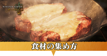 食材の効率のいい集め方