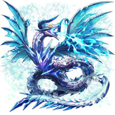 オセロニアの［氷結の蛇龍］ピュートーンの画像