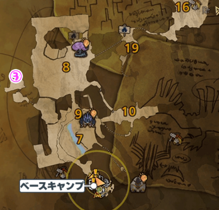 氷霧の断崖キャンプ③