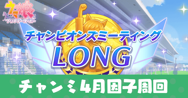 チャンミ長距離因子周回