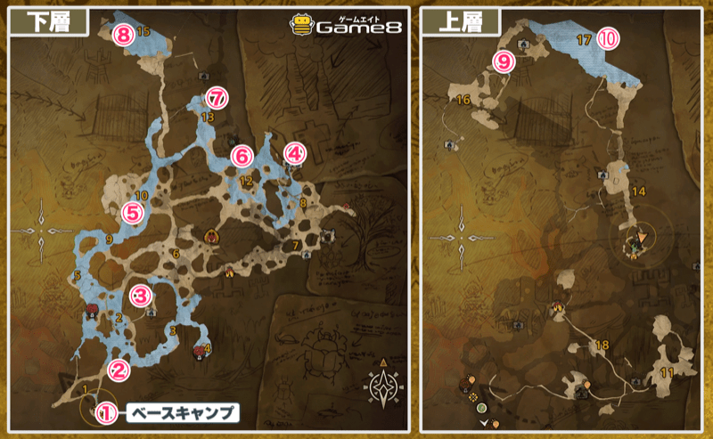 緋の森は18種類釣れる