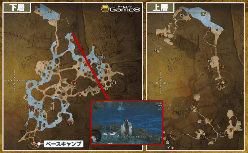 緋の森13のマップ画像