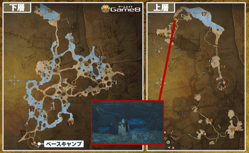 緋の森16のマップ画像