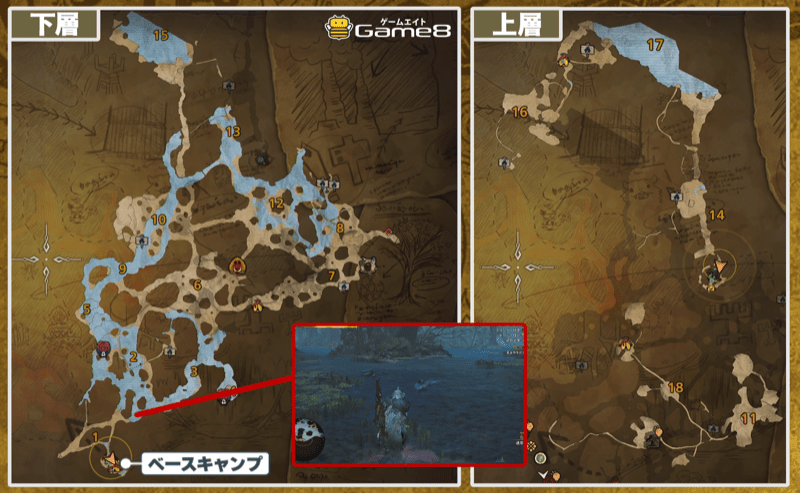 緋の森2のマップ画像