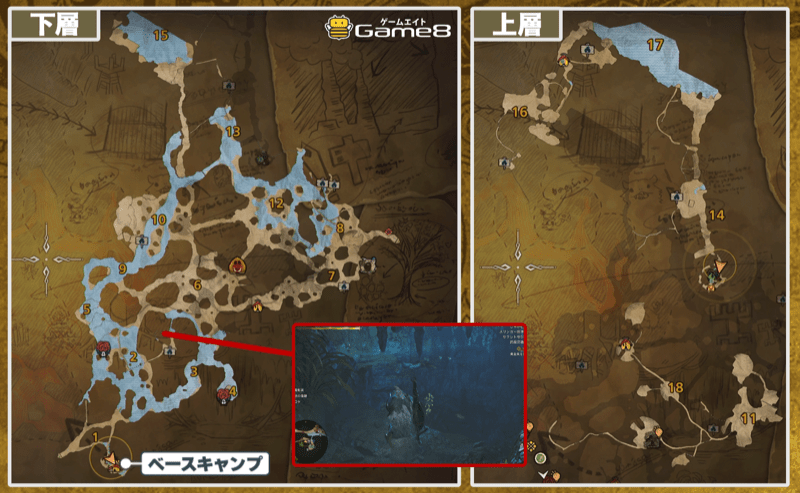 緋の森6のマップ画像