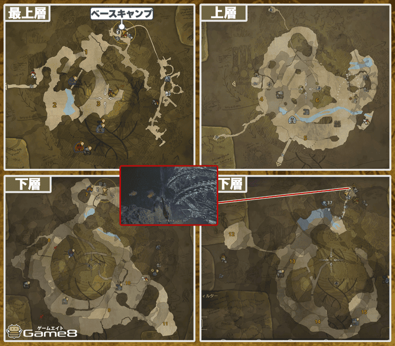 竜都の跡形13のマップ画像