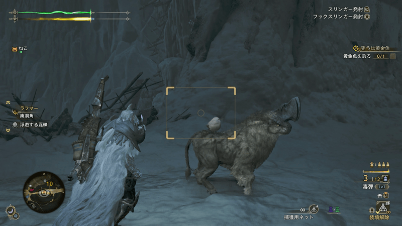 エリア10の周辺とラフマーの背中を見る