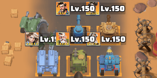 ゴリラが出撃可能状態になったら英雄部隊に編成する