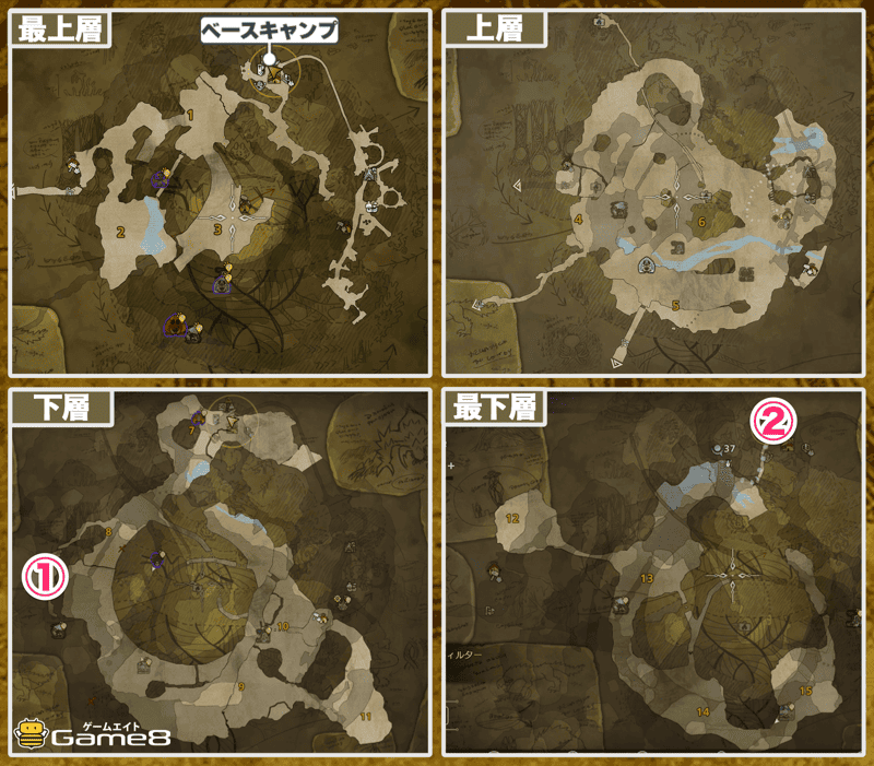 竜都の跡形のコモチアミアの場所