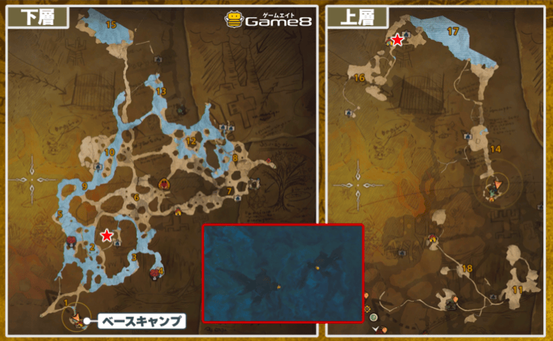 バクヤクデメキン緋の森マップ