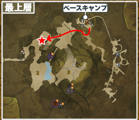 エリア1を周回する