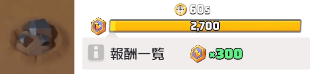 戦力に自身がない場合は隕鉄の破片で200K~250Kを目指す