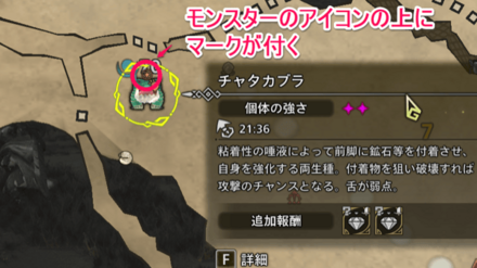 モンスターに付けた場合