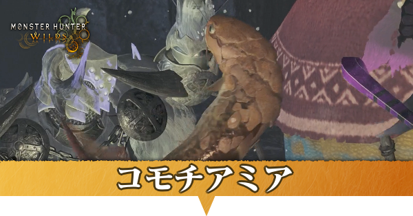 コモチアミアはどこにいる？捕獲方法