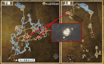 緋の森の閃光羽虫の場所