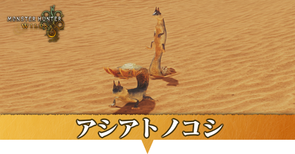 アシアトノコシはどこにいる?捕獲方法