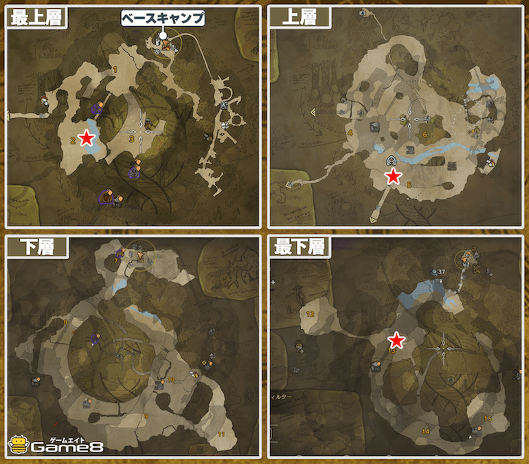 大回復ミツムシの竜都の跡形の出現場所