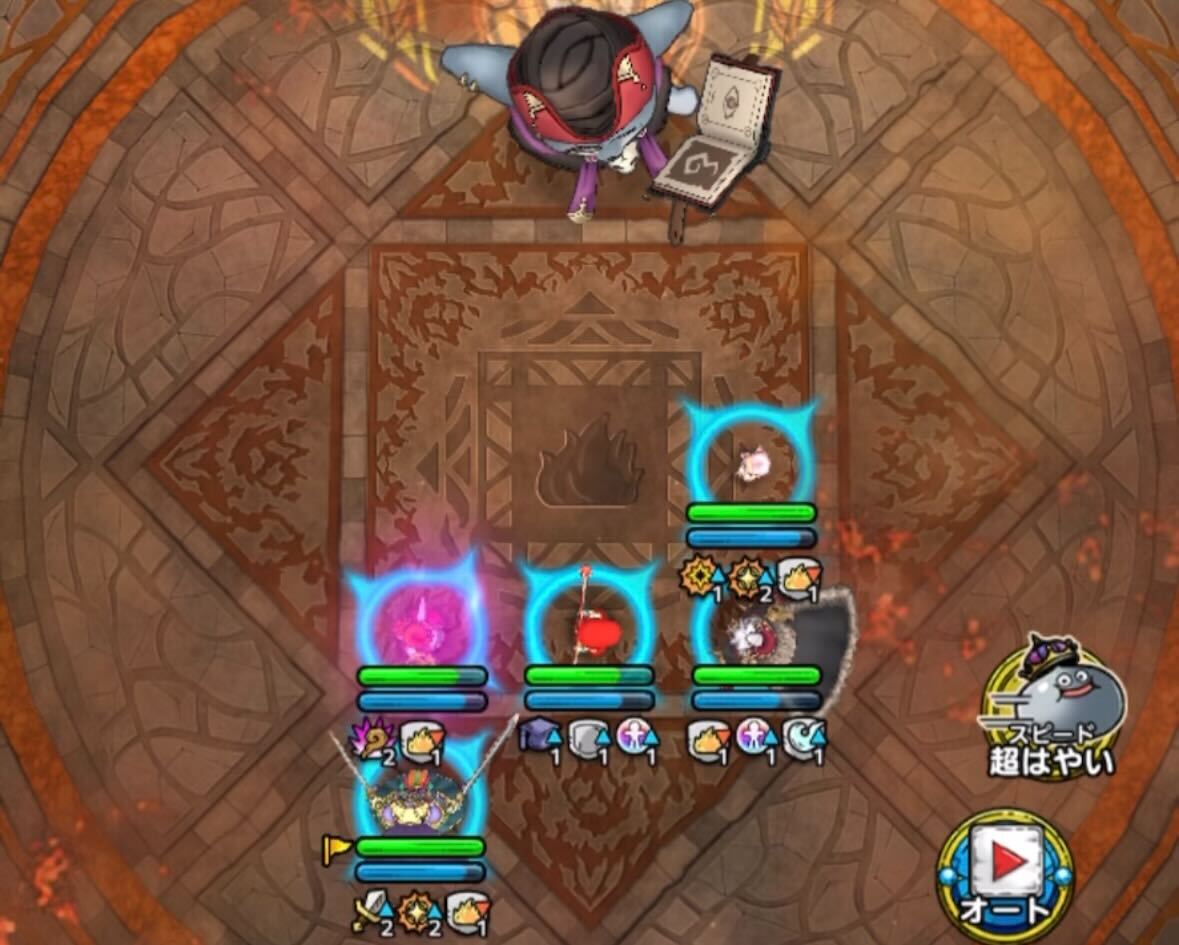 範囲攻撃を受けないように配置調整する