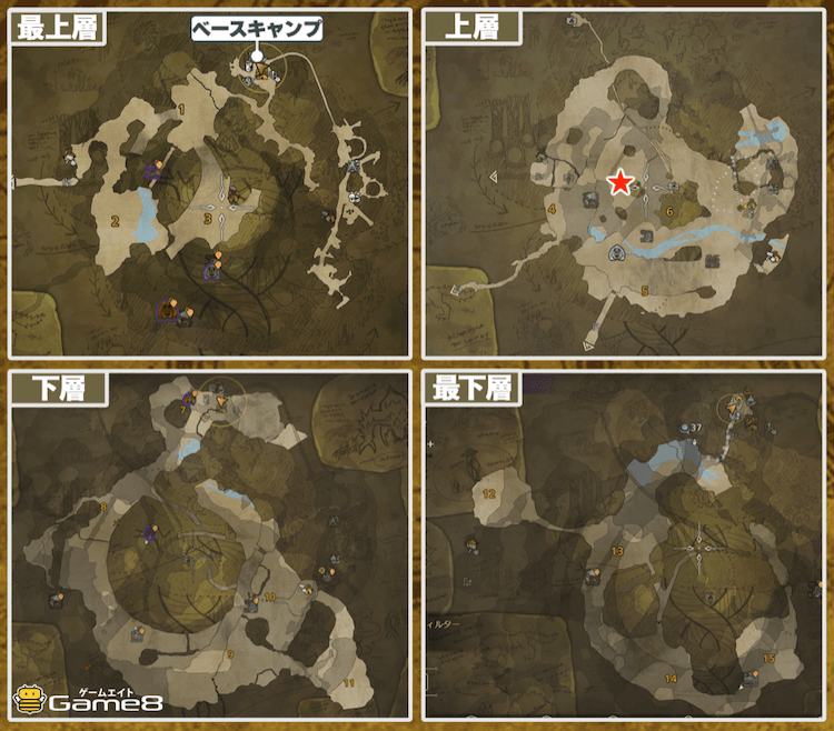 バッタの生息地