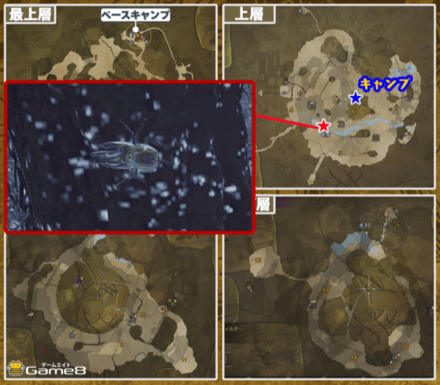 虹色ドスヘラクレスの出現場所マップ