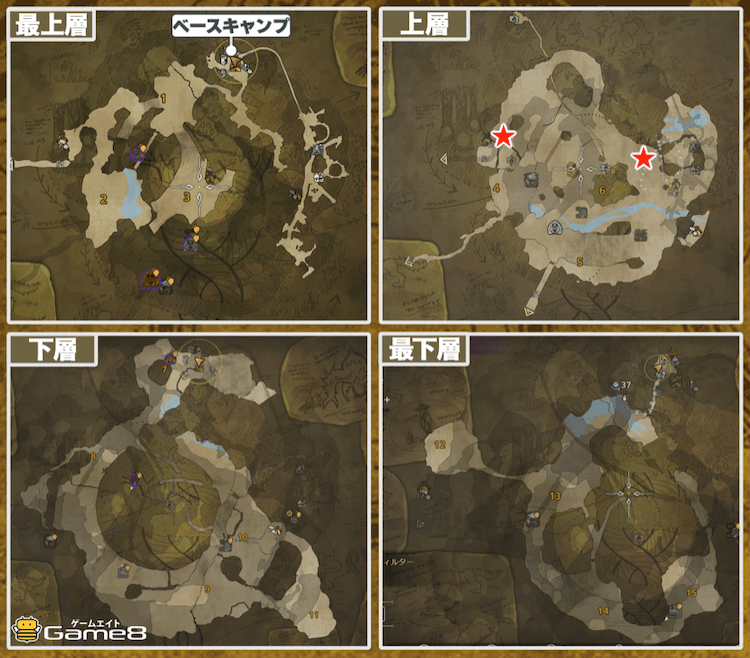 ハナヒラムシの生息地