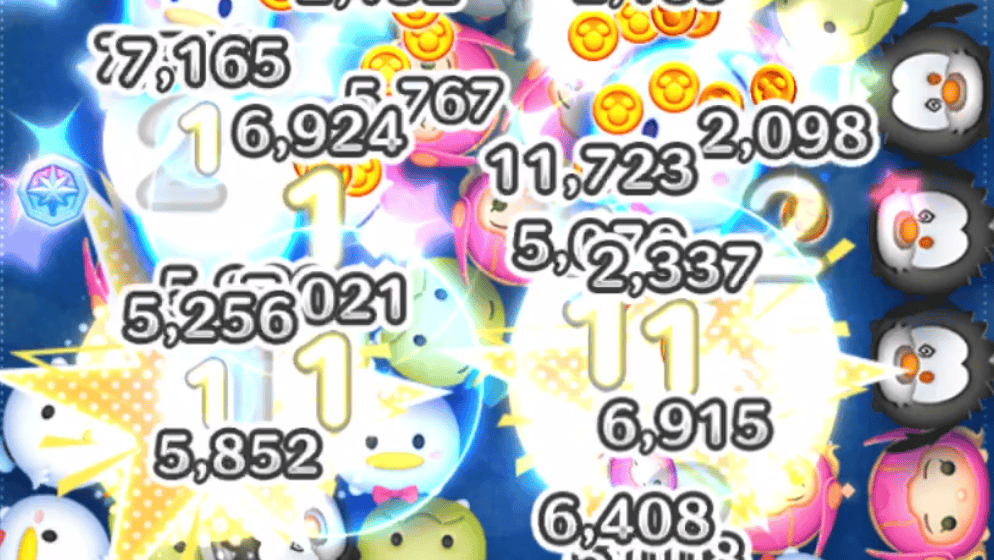 少しの間1個ずつツムを消せる