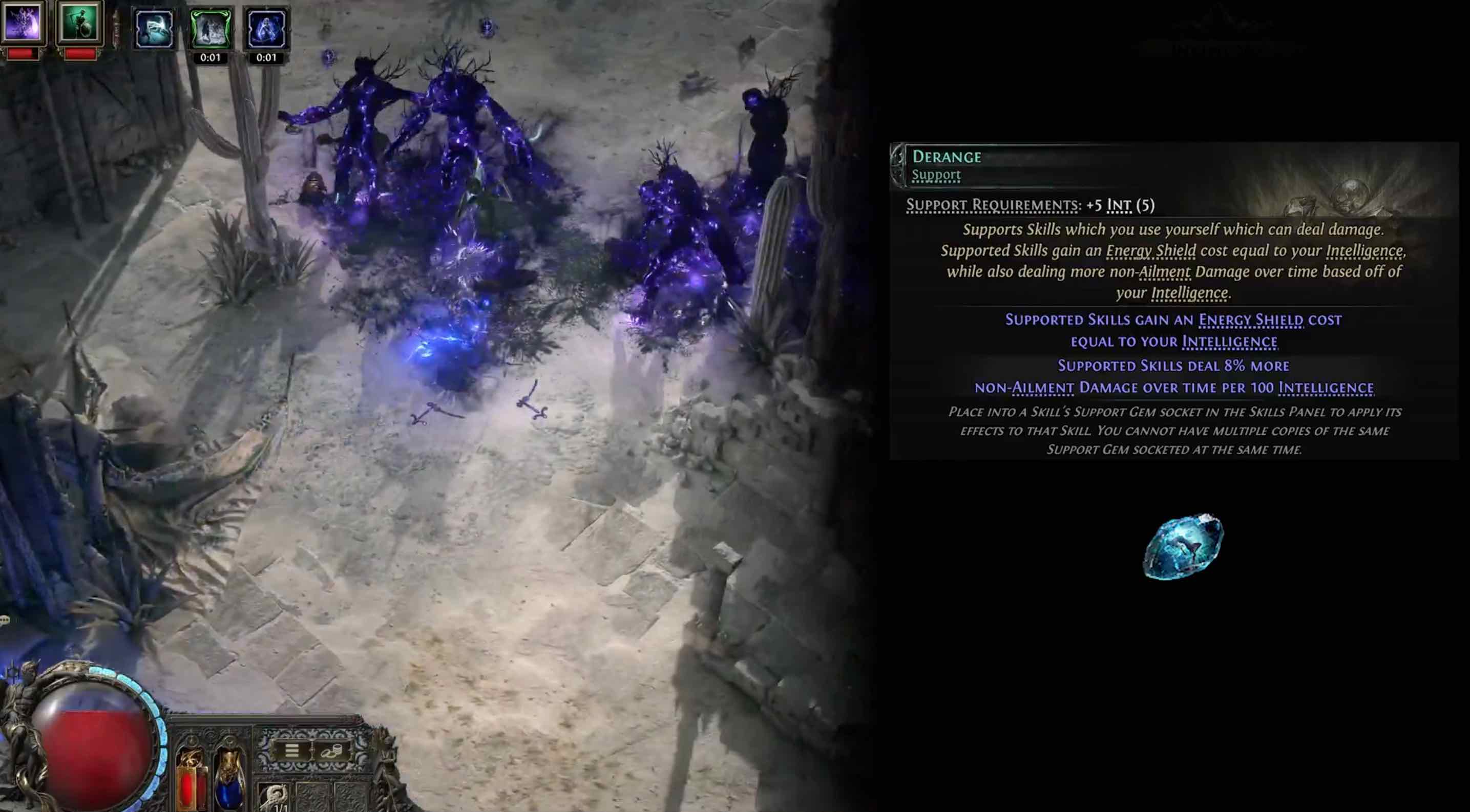 新しいサポートジェムの追加