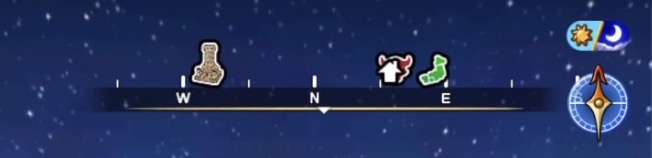 画面上部のアイコンを頼りに探索するのが効率的