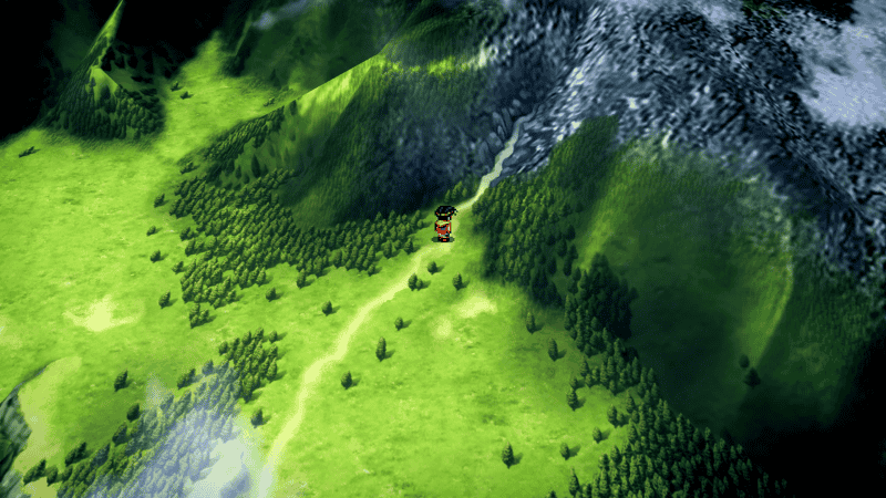 リューベ村の北