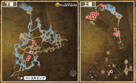 緋の森の不死虫の場所