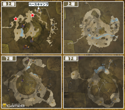 竜都の跡形のスタミナライチュウの場所