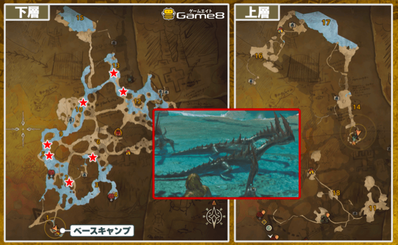 ピラギル緋の森マップ