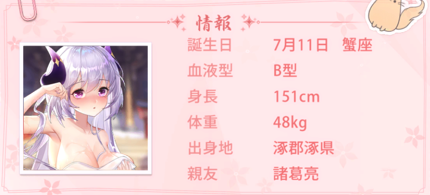 劉備のプロフィール