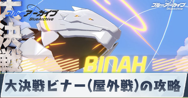 大決戦ビナー屋外戦の攻略