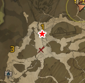 隔ての砂原落石1