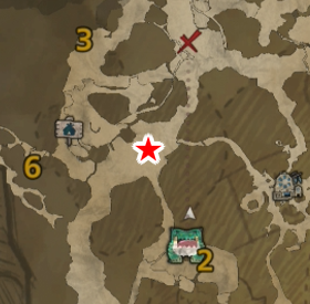 隔ての砂原落石3