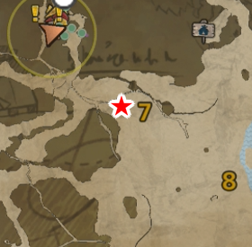 隔ての砂原落石4