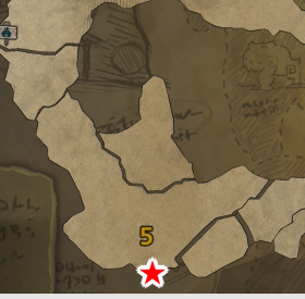 隔ての砂原落石6