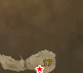 隔ての砂原落石10