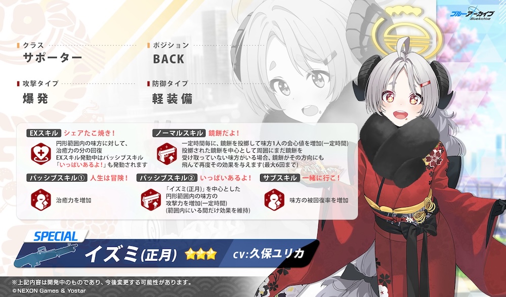 正月イズミ性能