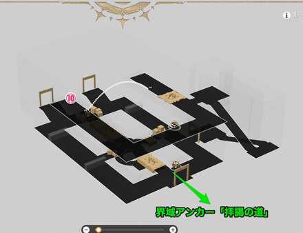 「神託の聖地」ヤヌサポリスエンドモの場所10