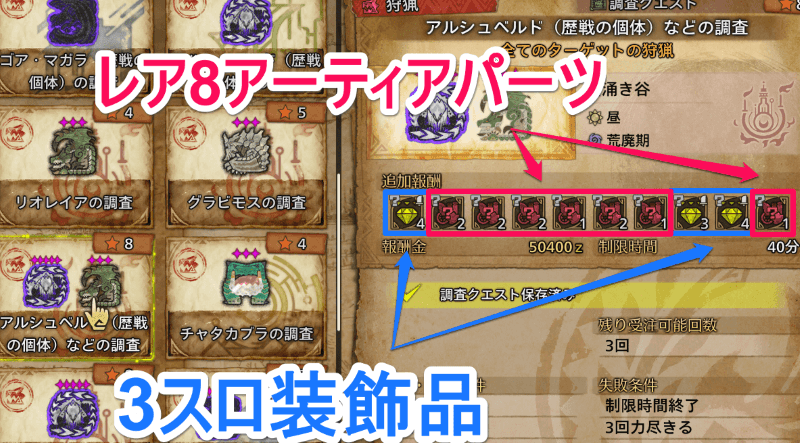 クエスト化のおすすめ