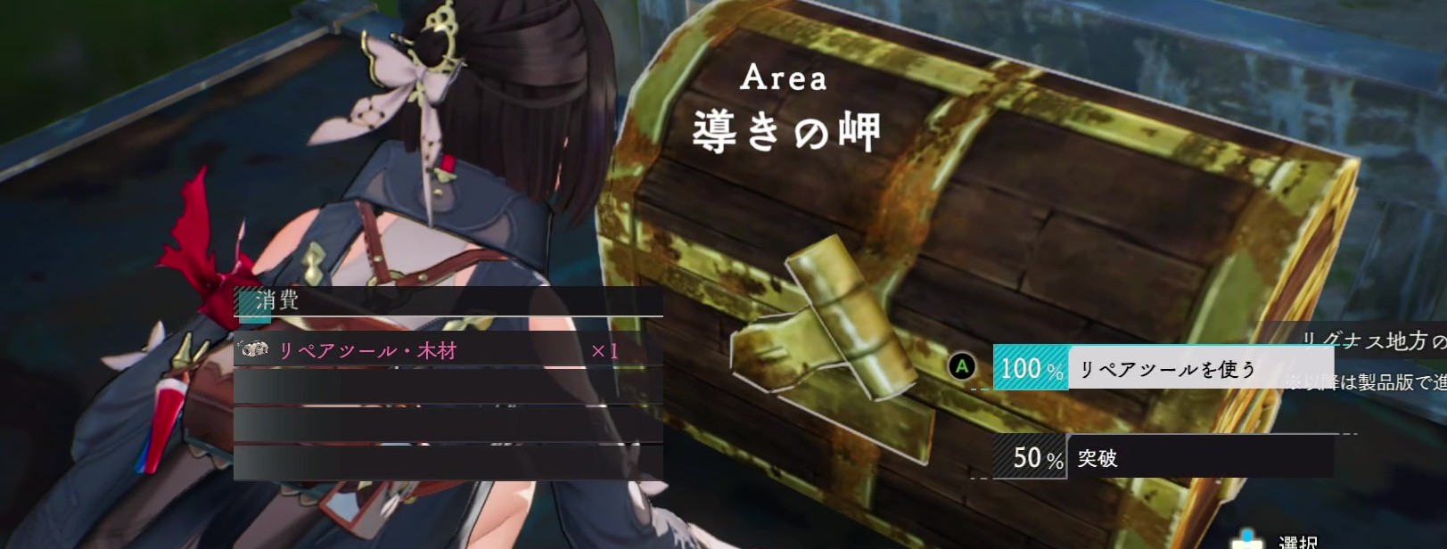 リペアツール使用