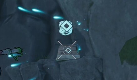 起動後の小さな祠