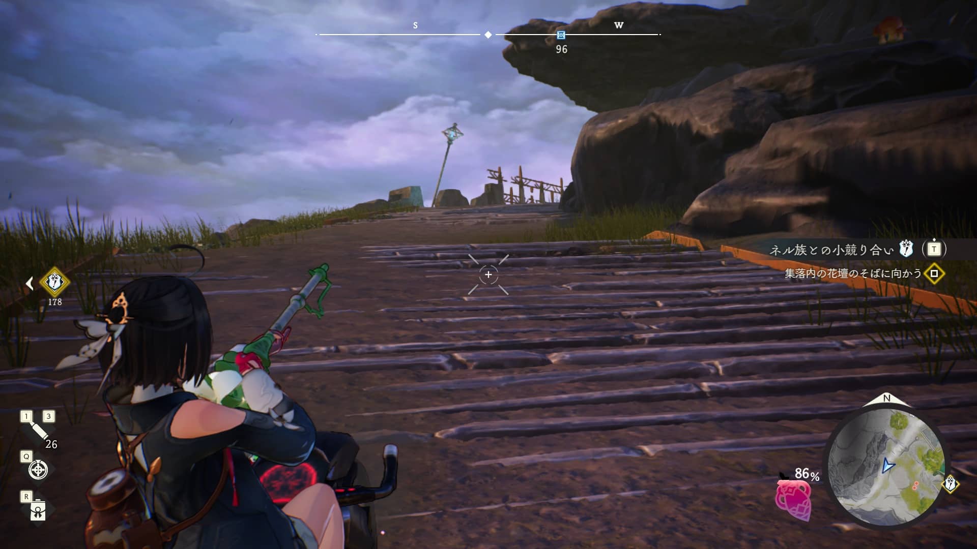 乗車中に銃を使用