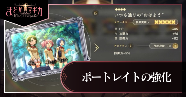 ポートレイトの強化方法