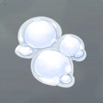 ぷにぷに玉・白画像