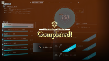 コンプリート報酬