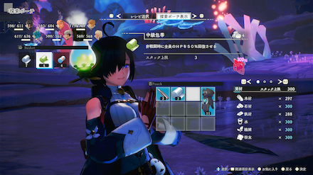 探索ポーチに装備