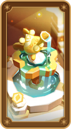 願いの泉に訪れる朝画像